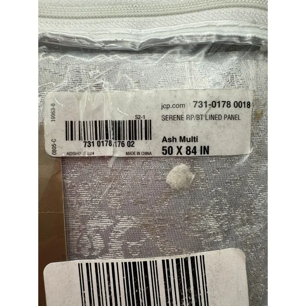 Royal Velvet Serene Rod-Pocket/back-Tab Panel Curtain by Jcpenney Size 50x84